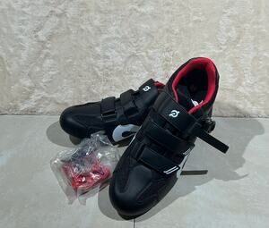 Peloton Cycling Shoes Men’s Size 48 Black Indoor Bike Shoes w/ Delta Cleats NWT